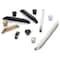 Jeffrey Alexander 305 mm Center-to-Center Satin Bronze Elara Cabinet Pinch Pull 484-305SBZ - alternate 2